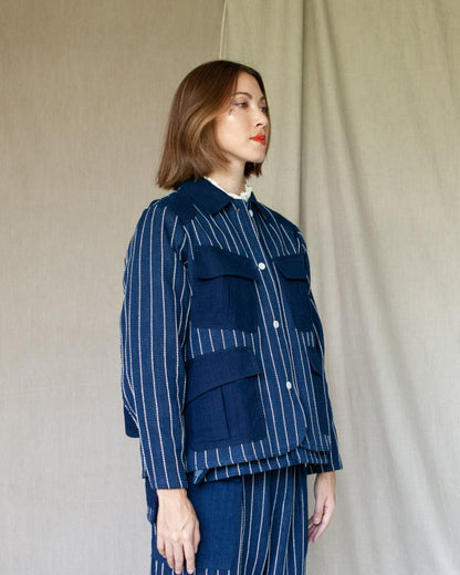 KARDO x W'MENSWEAR RALLEY JACKET - INDIGO DENIM