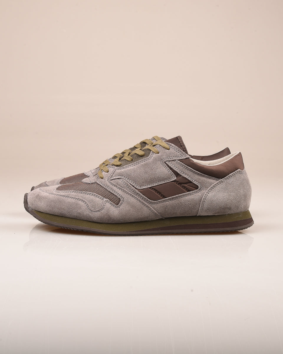 REPRODUCTION OF FOUND - BRITISH ARMY TRAINERS - GREY/ OLIVE