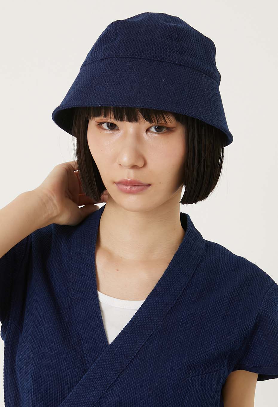 BLUE BLUE JAPAN LIGHT SASHIKO HAT - INDIGO
