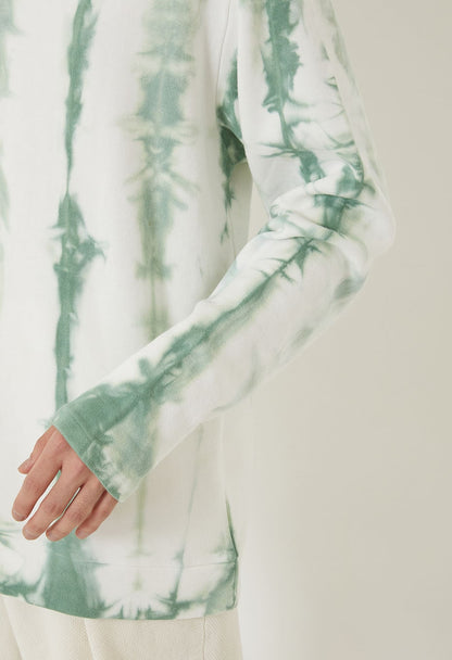 BLUE BLUE JAPAN SHIBORI  PULLOVER - LIGHT GREEN