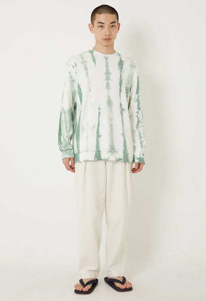 BLUE BLUE JAPAN SHIBORI  PULLOVER - LIGHT GREEN