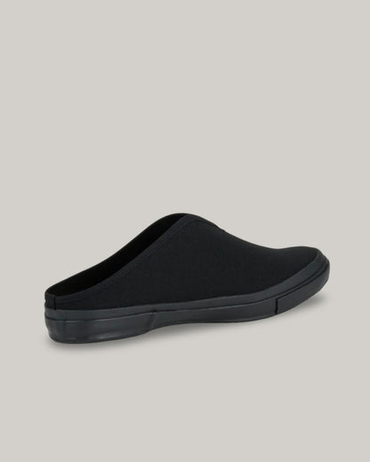 SLIT MULE - BLACK MONO