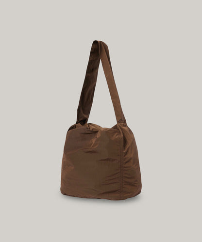 SNOW PEAK RIPSTOP WRAP CROSSBODY BAG - BROWN