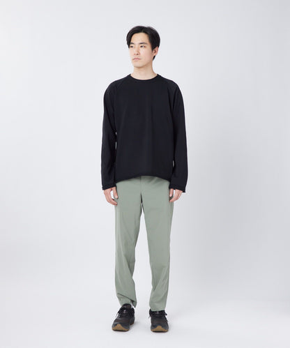 SNOW PEAK WATER-REPELLENT KNIT PULLOVER - BLACK