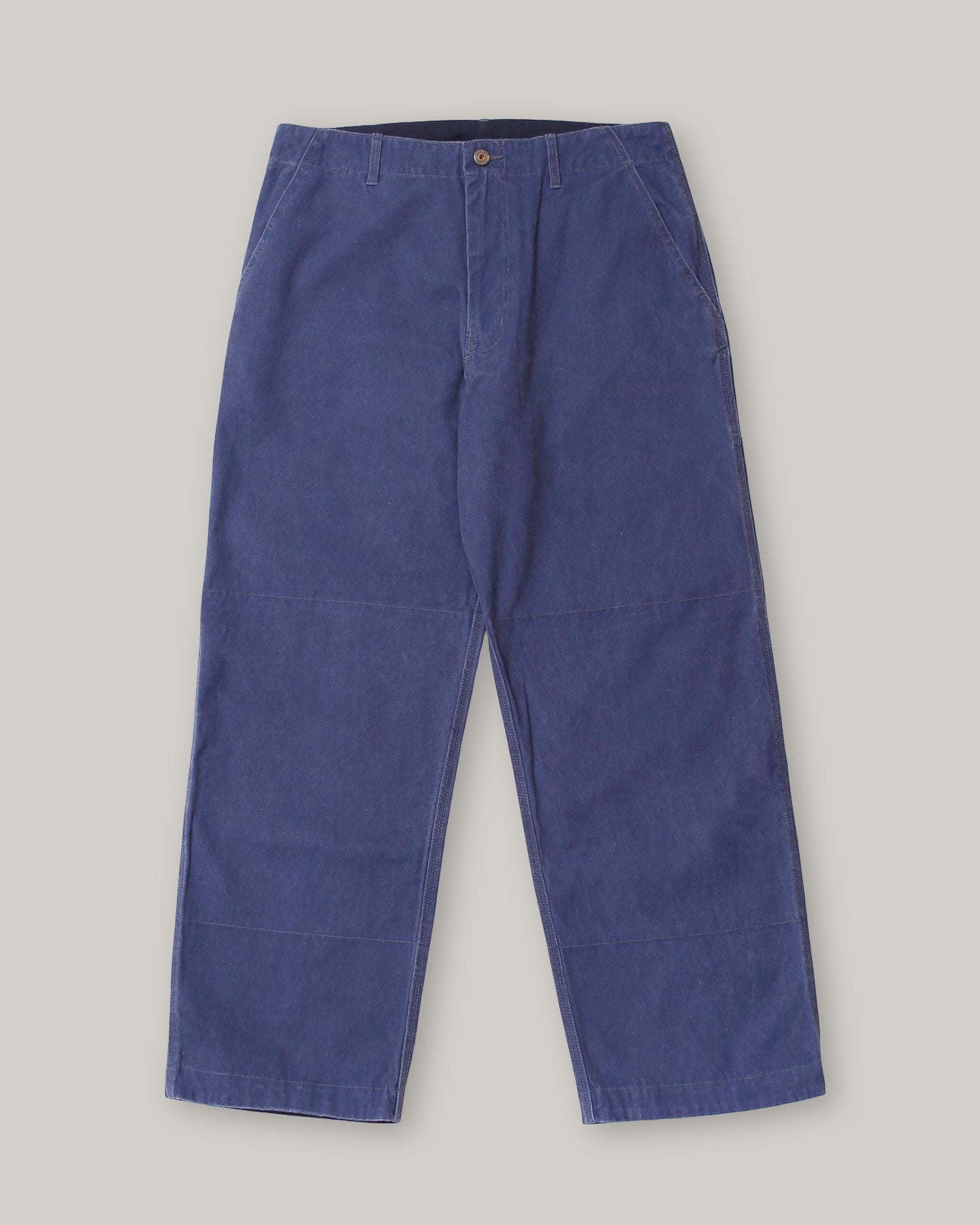 SNOW PEAK SULPHUR DYED FADE PANTS - BLUE