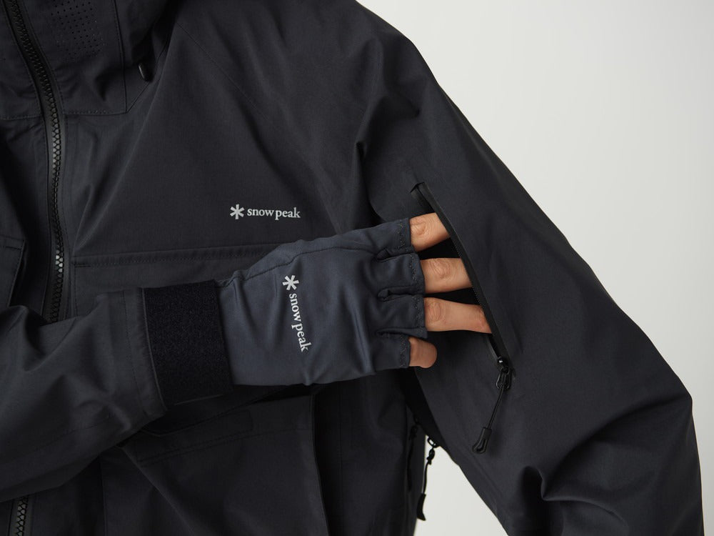 SNOW PEAK SR-1 GORE-TEX STORM SHIELD WADING JACKET - BLACK