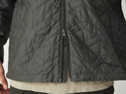 SNOW PEAK FLY FISHING QUILTED INSULATION JACKET - DARK OLIVE