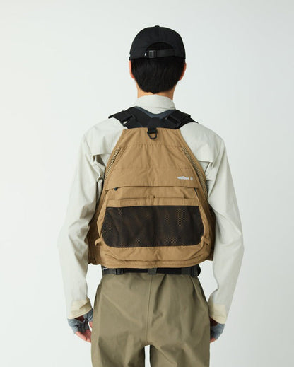 SNOW PEAK V1 STRAP FLY FISHING VEST - BEIGE