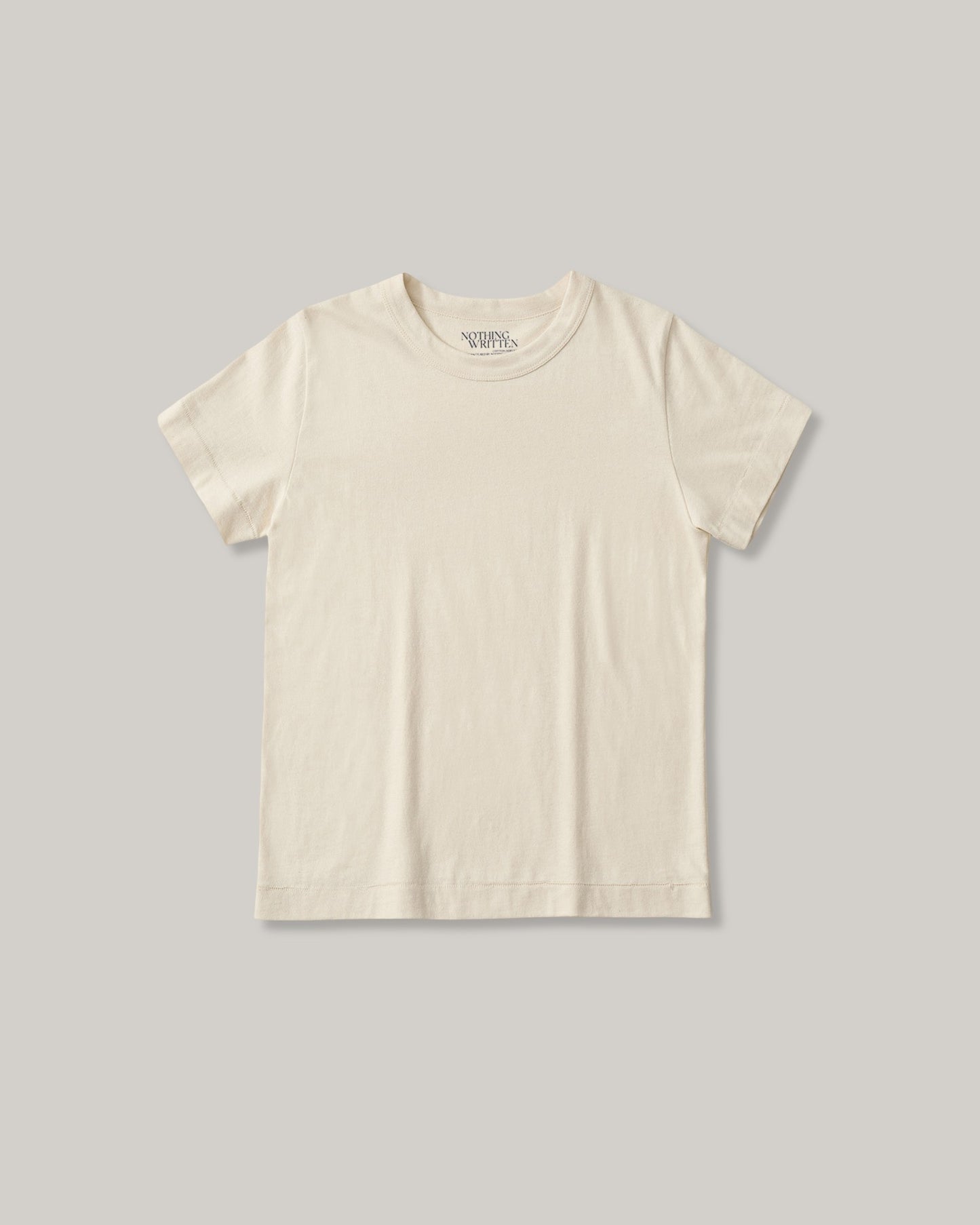 NOTHING WRITTEN STANDARD WASHED T-SHIRT - IVORY