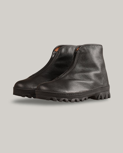 REPRODUCTION OF FOUND RUSSIAN MILITARY BOOT - BLACK