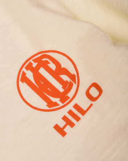HILO RAILROAD LOGO TEE - OFF WHITE