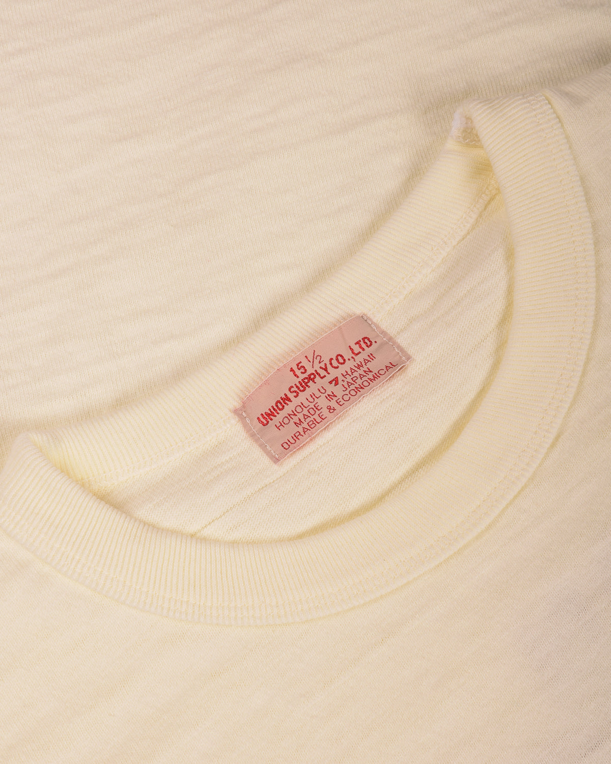 UNION SUPPLY LOGO TEE - OFF WHITE
