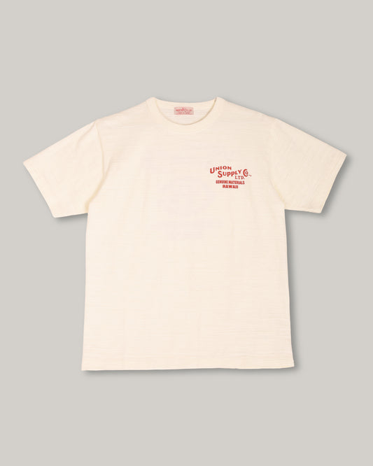 UNION SUPPLY LOGO TEE - OFF WHITE