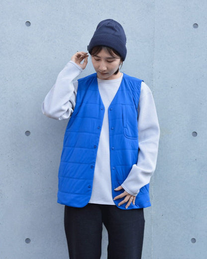 SNOW PEAK FLEXIBLE INSULATED VEST - BLUE