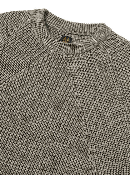BATONER COTTON SIGNATURE CREW NECK - BLACK