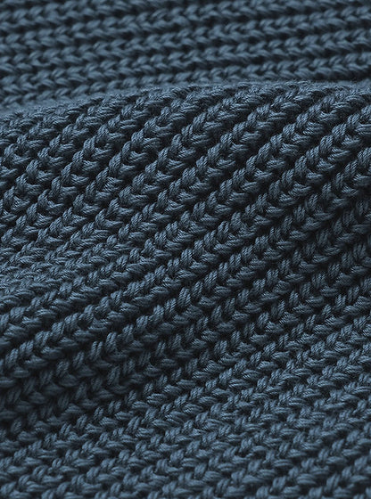 BATONER COTTON SIGNATURE DRIVERS KNIT - DARK GREY