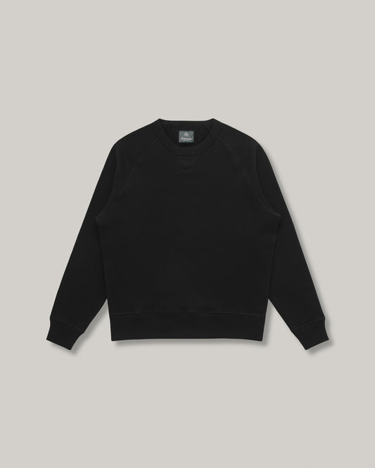KNICKERBOCKER STADIUM LOFT KNIT CREW - BLACK