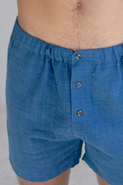 TA-CT BOXER SHORTS BLUM - INDIGO