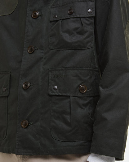 BARBOUR X TO KI TO FOREST WAX JACKET - SAGE