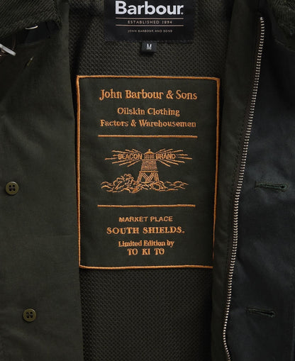 BARBOUR X TO KI TO FOREST WAX JACKET - SAGE
