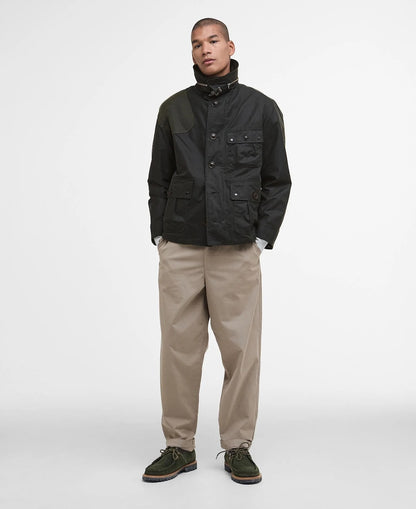 BARBOUR X TO KI TO FOREST WAX JACKET - SAGE