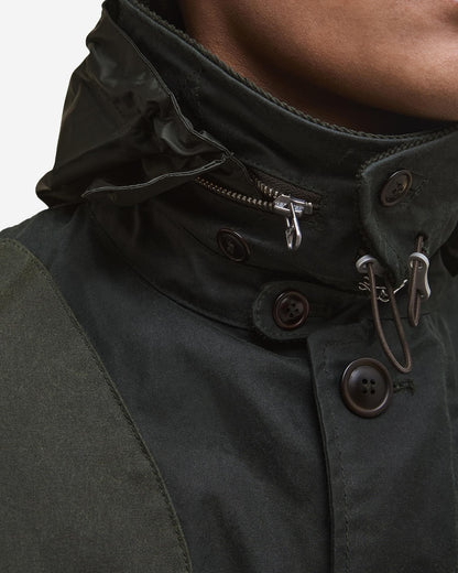 BARBOUR X TO KI TO FOREST WAX JACKET - SAGE