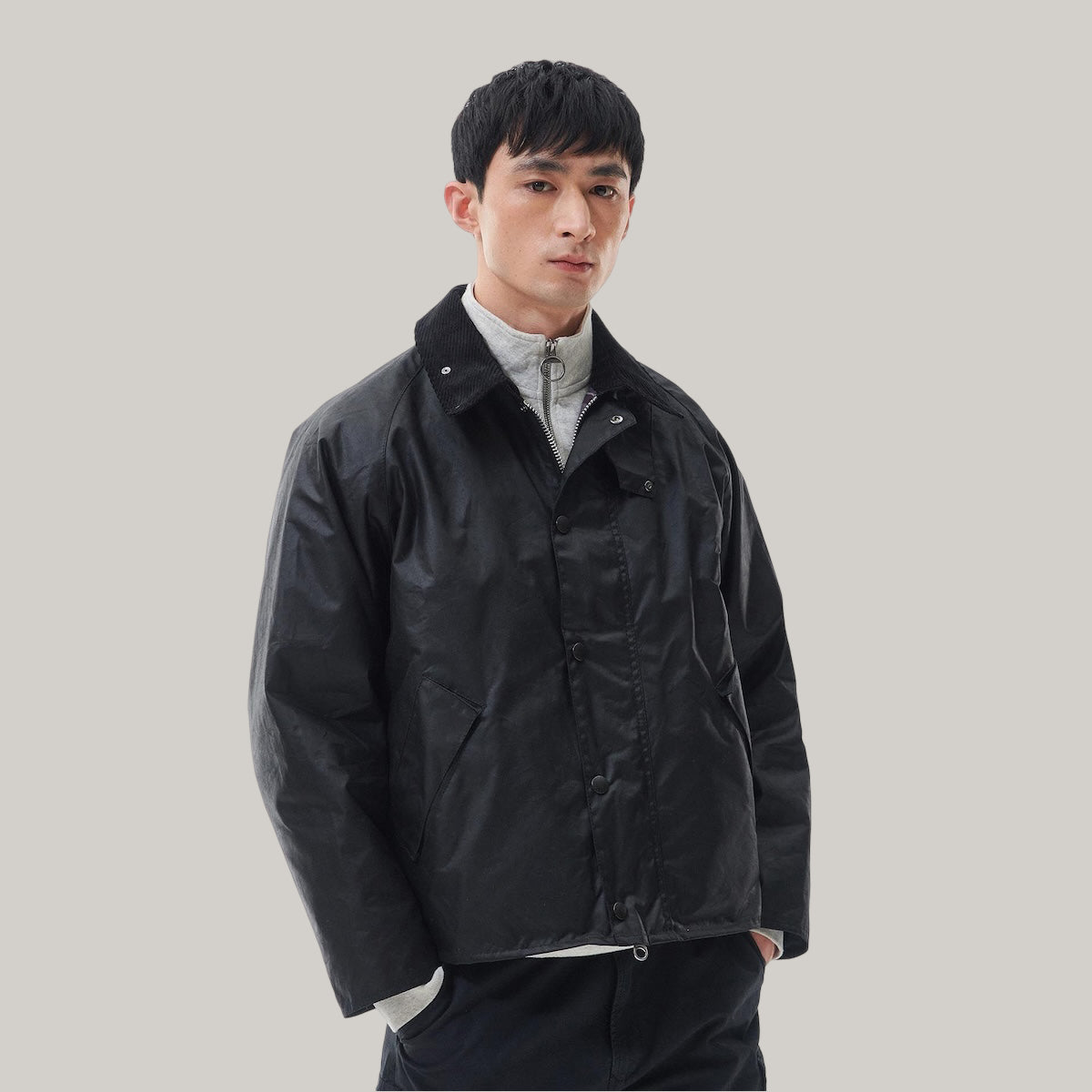 BARBOUR OS TRANSPORT JACKET - BLACK