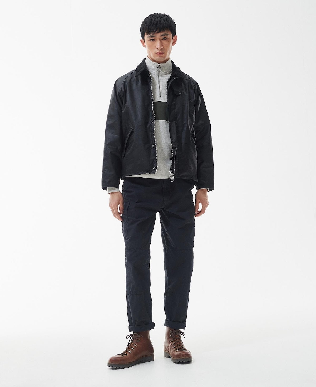 BARBOUR OS TRANSPORT JACKET - BLACK