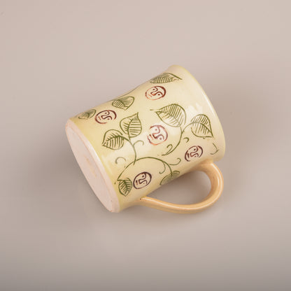 TENDER SGRAFFITO HAND-THROWN MUG - VINES