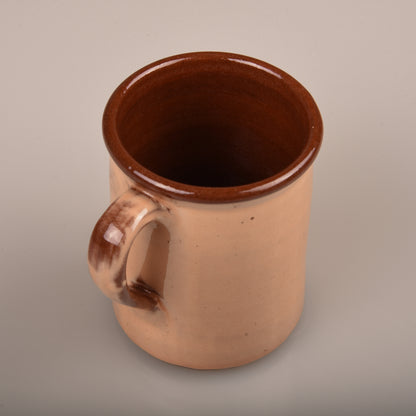 TENDER HAND-THROWN NATURAL RED CLAYCOFFEE MUG - PINK GLAZE