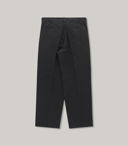 KNICKERBOCKER TOWN VIRGIN WOOL PANT - CHARCOAL