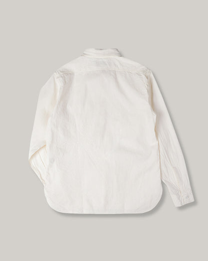 BUZZ RICKSON CHAMBRAY WORK SHIRT - WHITE