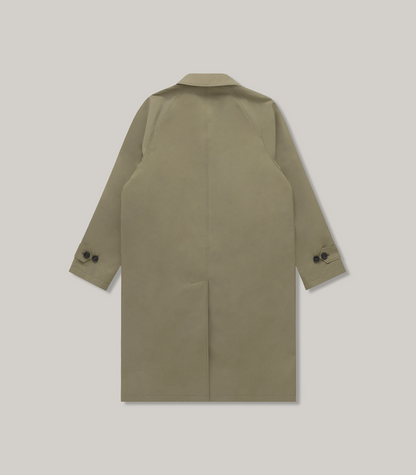 KNICKERBOCKER TRENCH W.R. COAT - LIGHT OLIVE