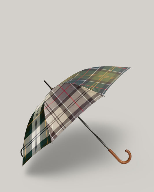 BARBOUR TARTAN UMBRELLA - MIXED TARTAN
