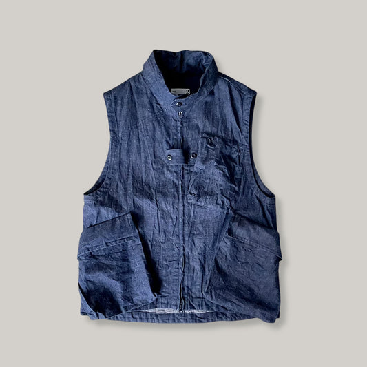 TS(S) MESSENGER VEST - INDIGO DENIM