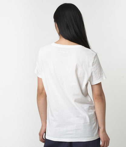 MERZ B. SCHWANEN WOMEN'S T-SHIRT - WHITE