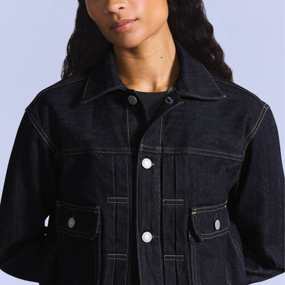 LEVI'S BLUE TAB WOMEN'S CLASSIC TYPE II JACKET -  DARK