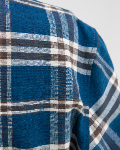 W'MENSWEAR DESPATCH JACKET - INDIGO CHECK