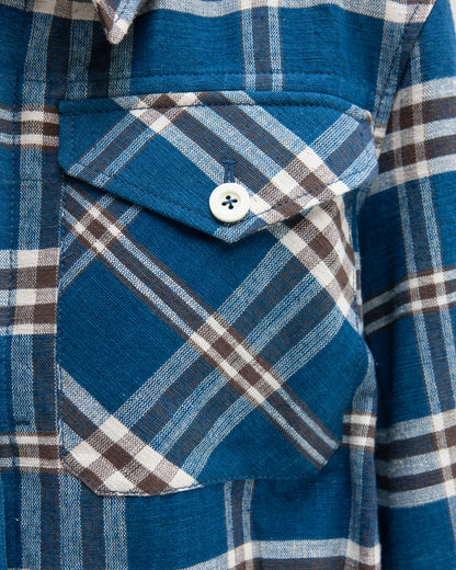 W'MENSWEAR DESPATCH JACKET - INDIGO CHECK