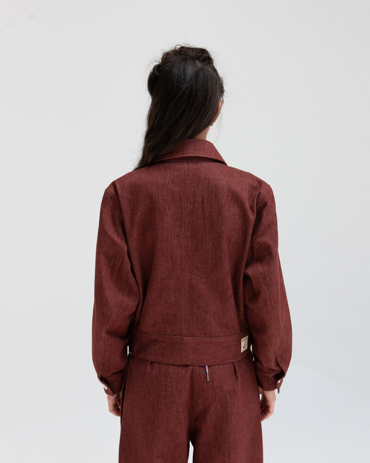 W'MENSWEAR DESPATCH JACKET - BROWN DENIM