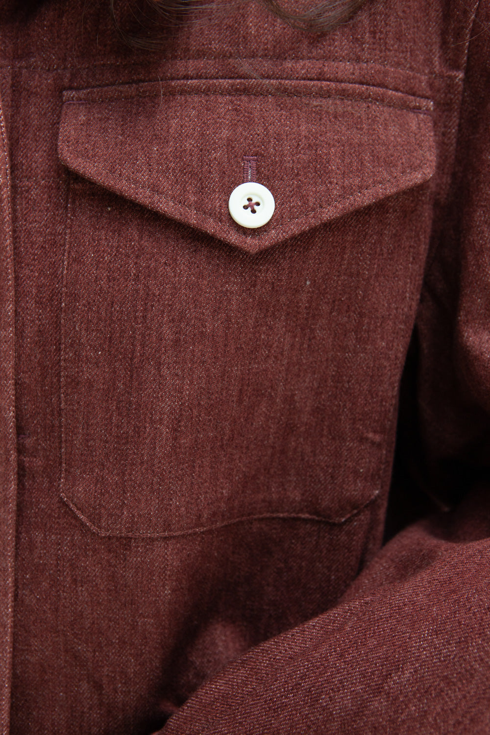 W'MENSWEAR DESPATCH JACKET - BROWN DENIM