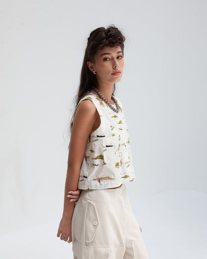 W'MENSWEAR NAA SHIRT - CREAM