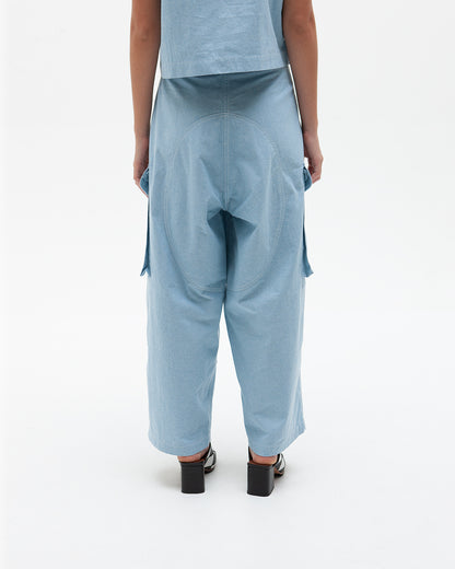 W'MENSWEAR JANET DESPTCH PANT - BABY BLUE