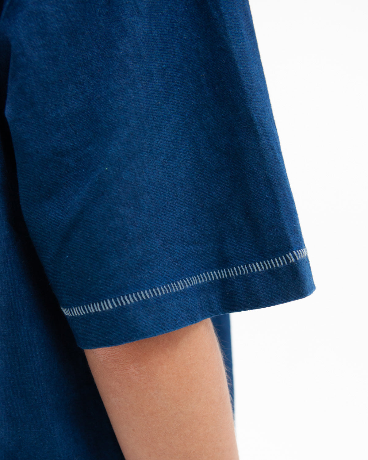 W'MENSWEAR BOWL TEE - INDIGO