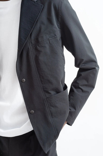 WORKS AND DAYS - 2 WAY WORKING JACKET - BLACK