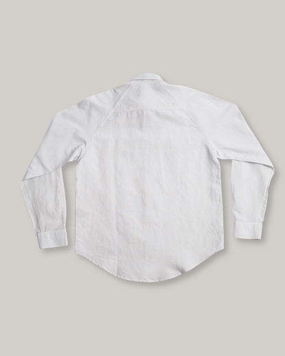 HEIMAT COTTON/ HEMP ARTIST SHIRT GD - WHITE