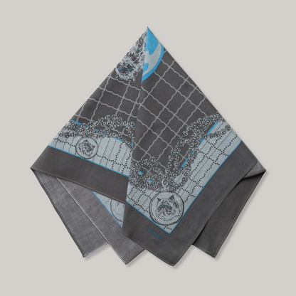 ONE EAR BRAND "ORE-OSSAN" BANDANA - GREY