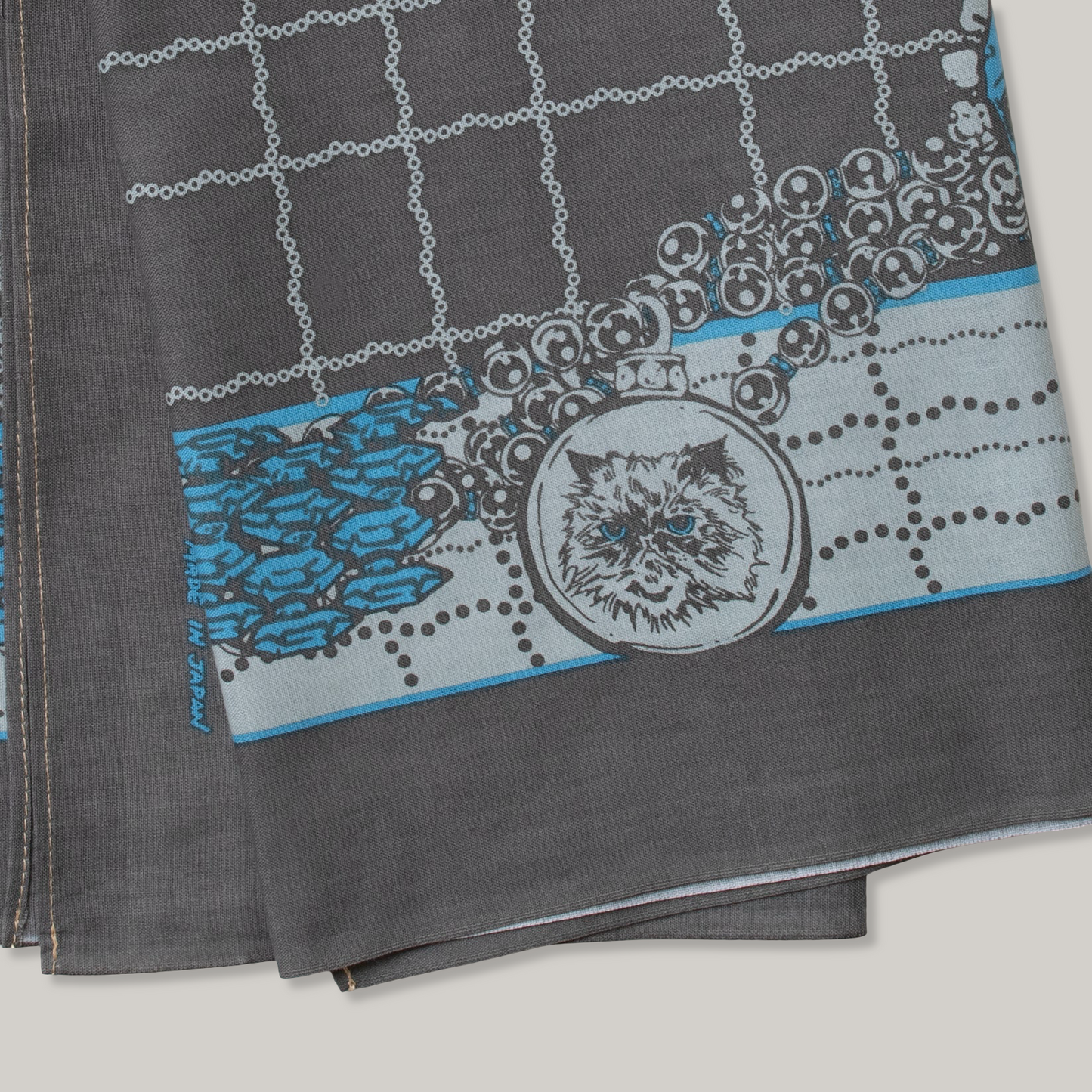ONE EAR BRAND "ORE-OSSAN" BANDANA - GREY