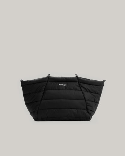 TOPOLOGIE MARCHE TOTE MEDIUM BLACK PUFFER