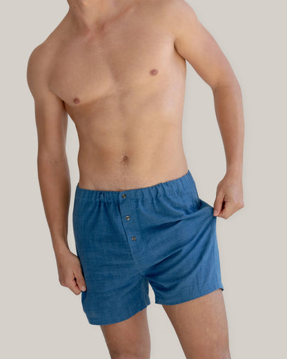 TA-CT BOXER SHORTS BLUM - INDIGO